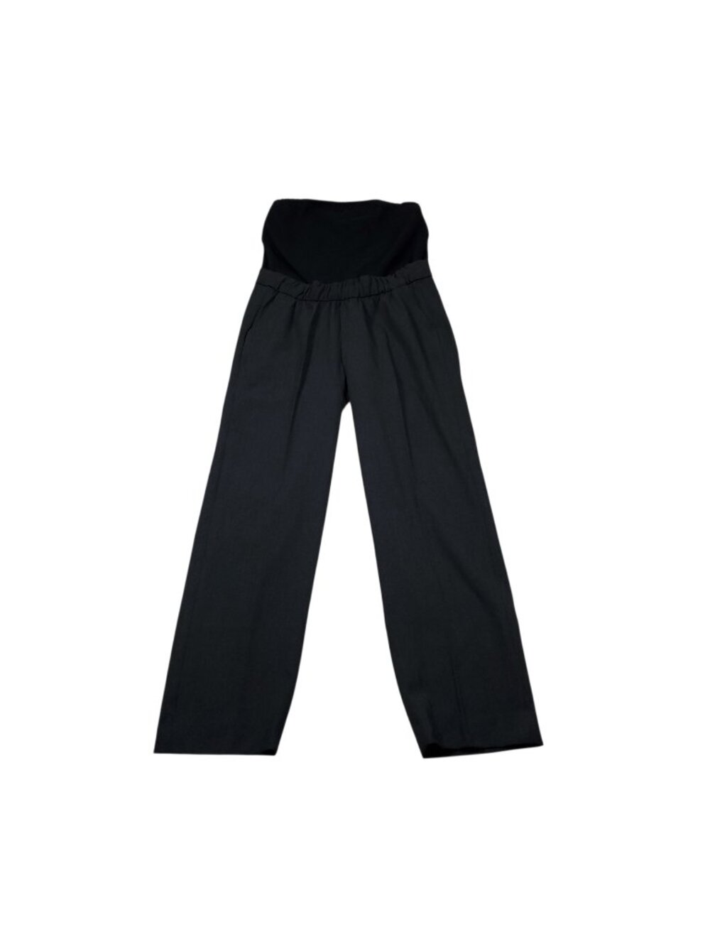 Zara Women's Maternity Dress Pants Pockets Size XXS Gray Stretch Ankle